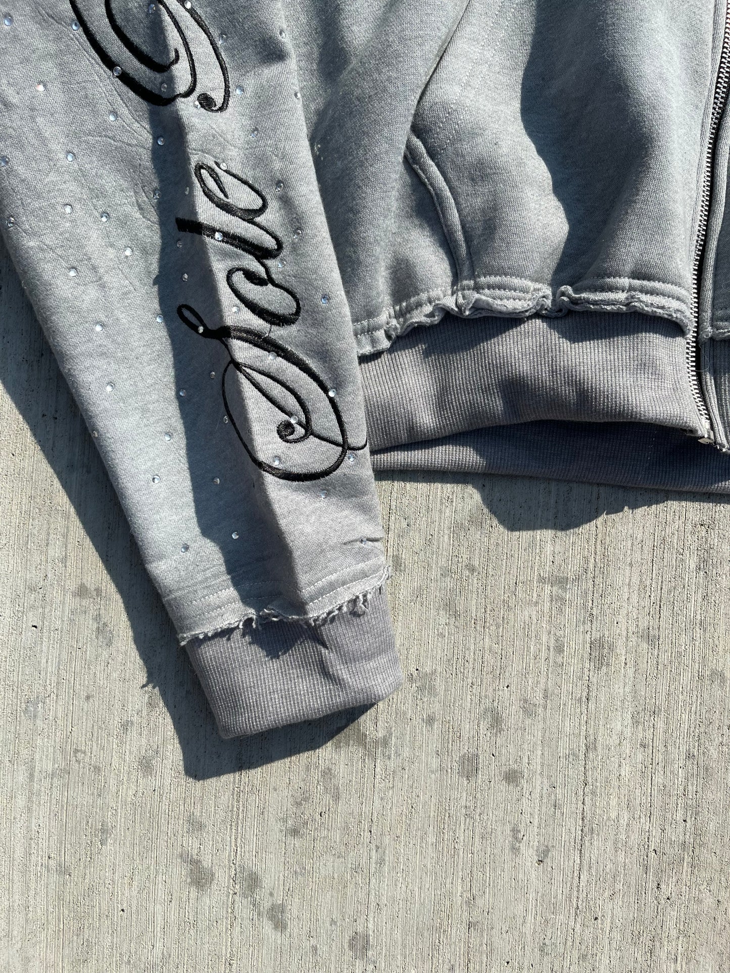 Concrete “Cursive” Hoodie