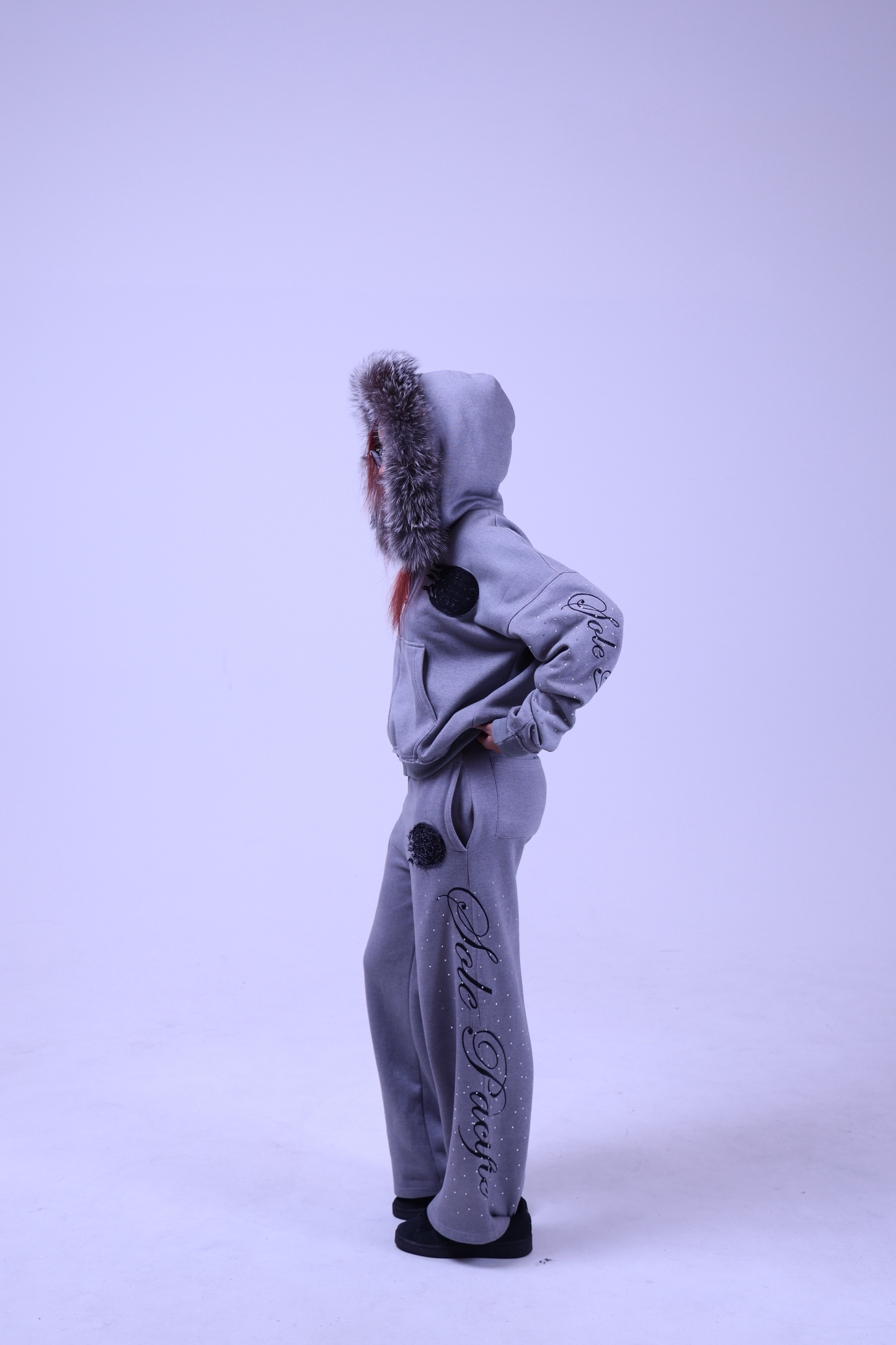 Concrete “Cursive” Sweatpant