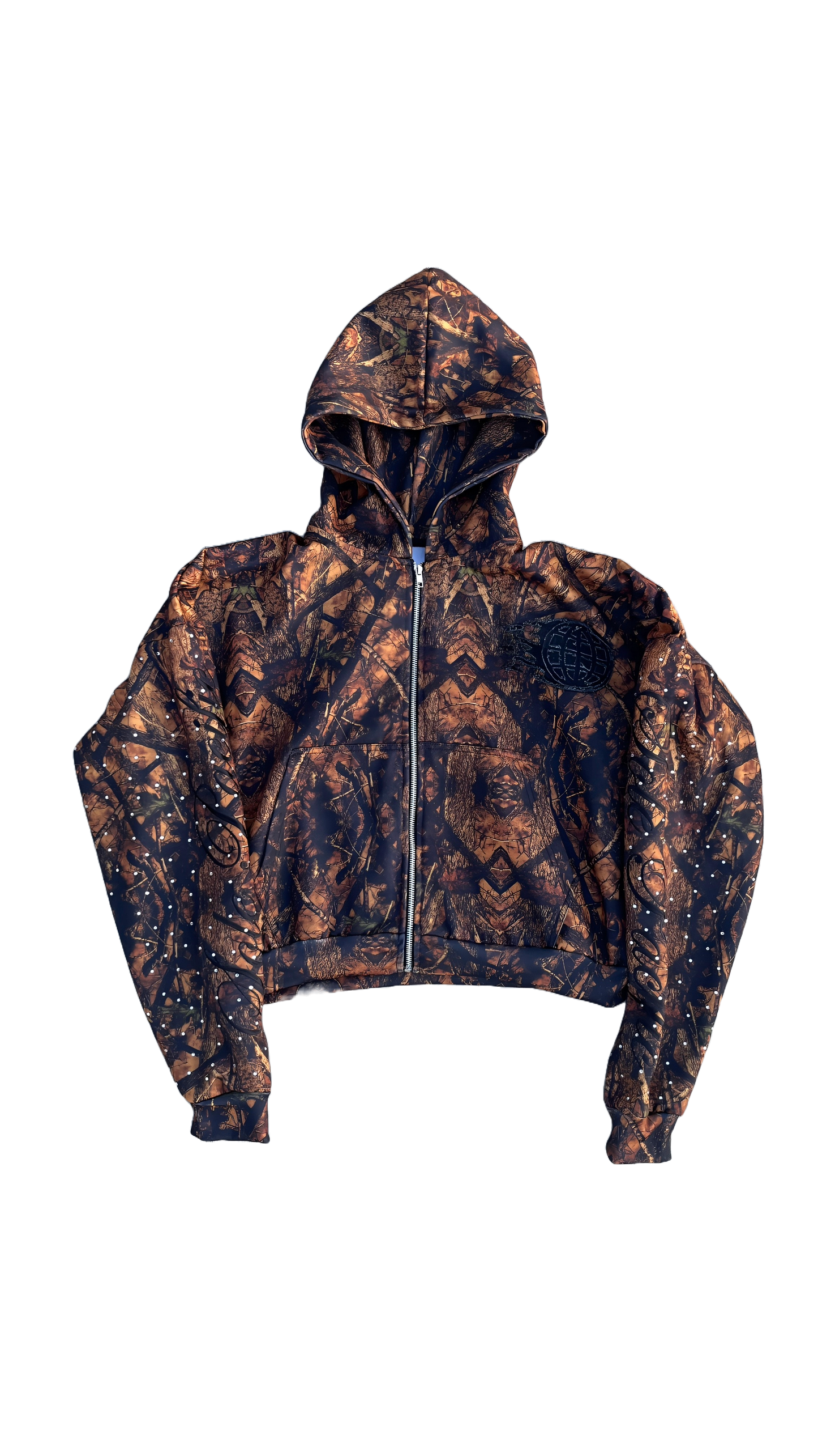 Cinder 'Cursive' Zip-up