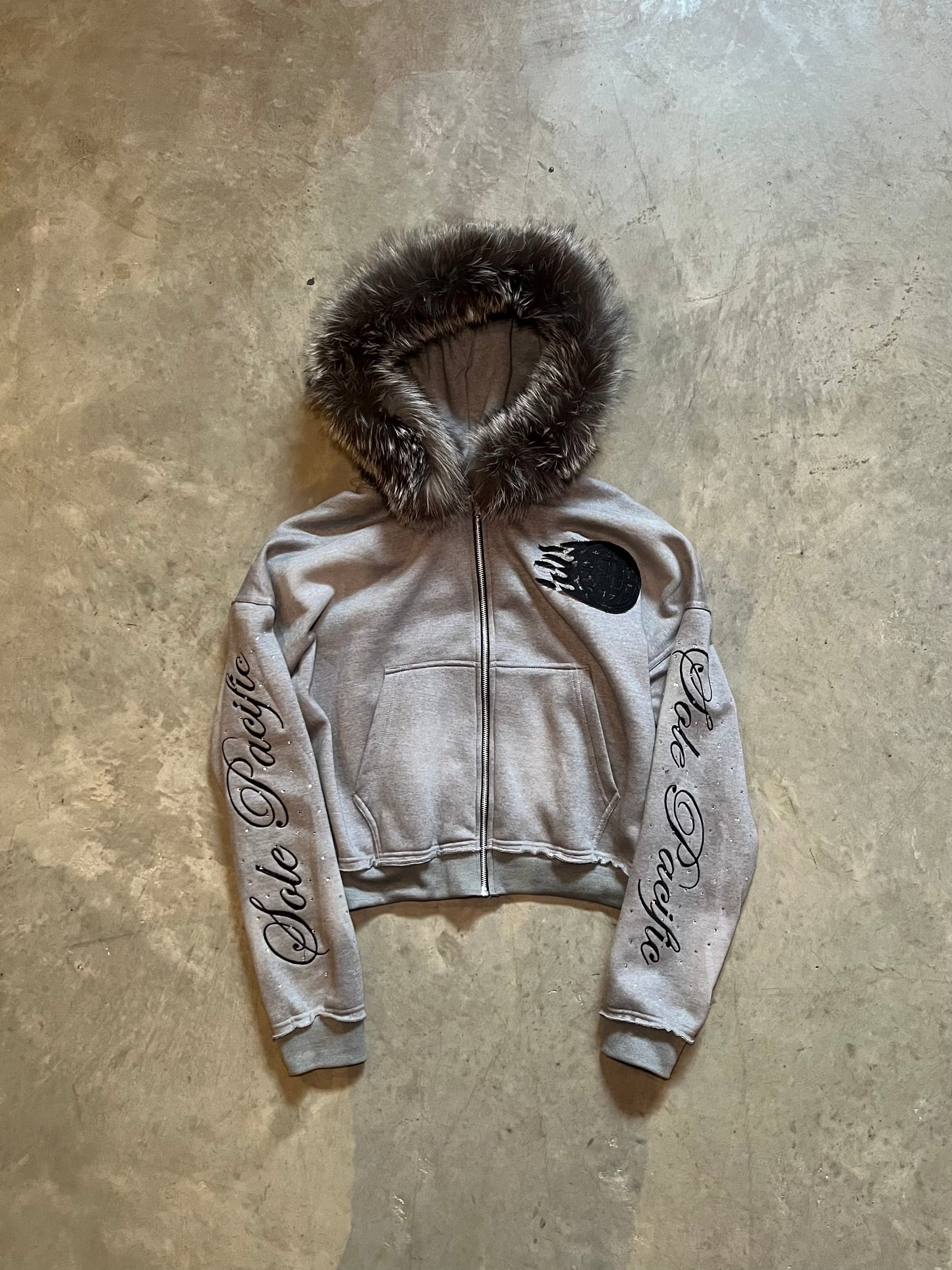 Concrete “Cursive” Hoodie