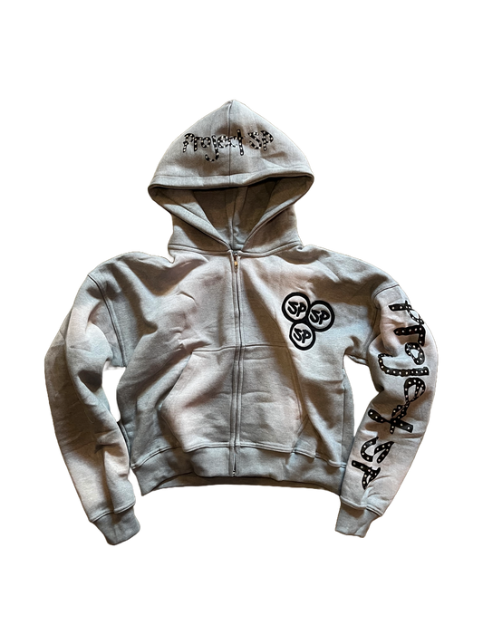 Project SP Zipup Hoodie ‘Concrete’