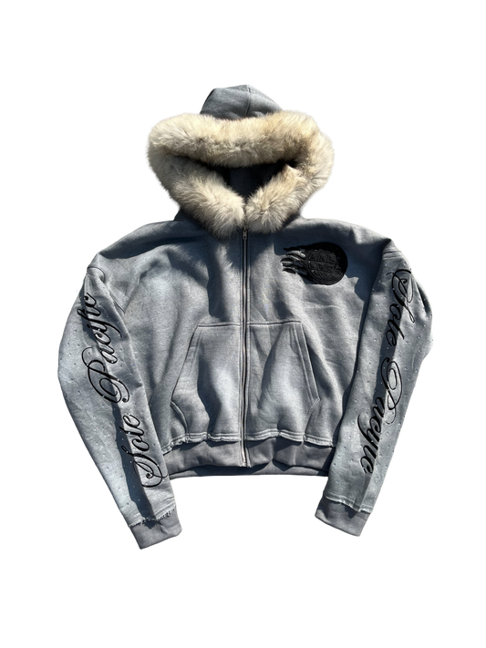 Concrete “Cursive” Hoodie